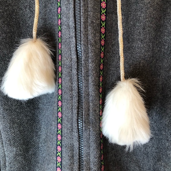 NWOT Girl Star wool blend jacket. - Picture 9 of 11